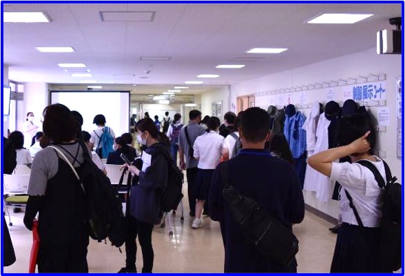 学生舎見学(看護学科)