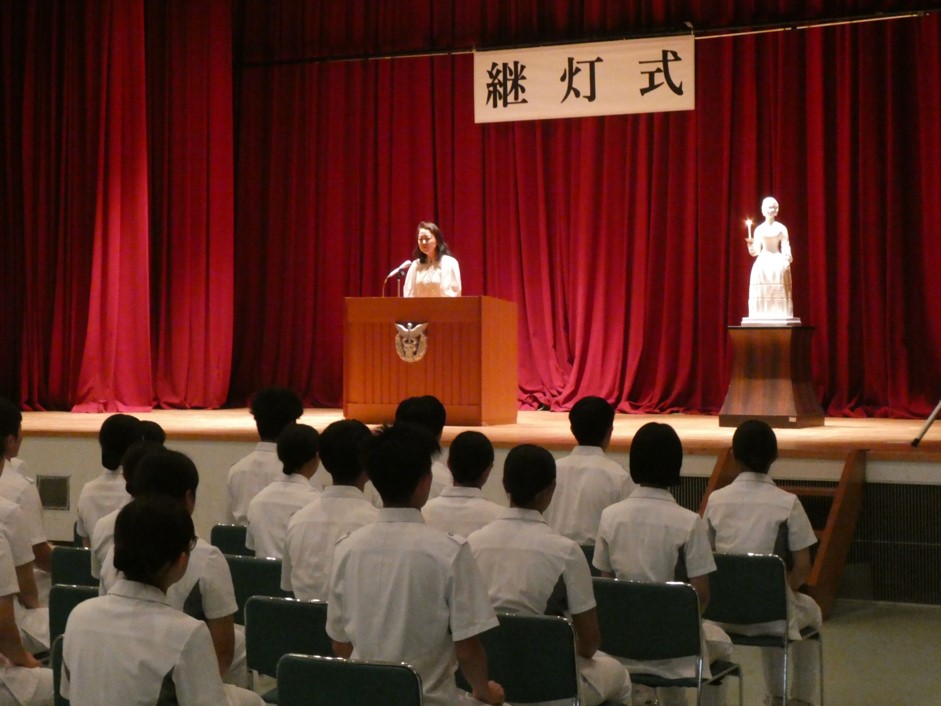 令和5年度 継灯式の様子