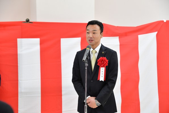 来賓祝辞（杉島入間市長）