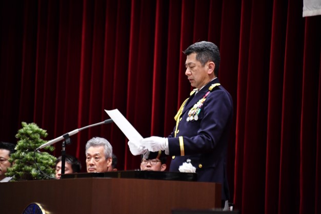 陸曹長任命(森下陸上幕僚長より)