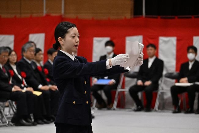 入校生挨拶